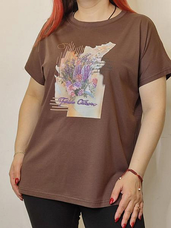 Футболка Kosta KS86 brown - делук