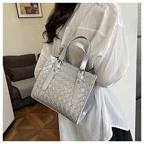 Сумка Fashion Bag D9690-1 silver - делук