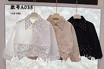 Рубашка Delfinka A035 beige - делук