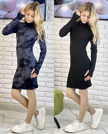Платье Karolina KR401 grey - делук