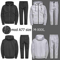 Костюм Спорт Tran A77 black - делук