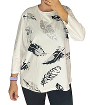 Свитер Elena&Vika 27082 white - делук