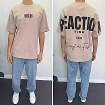 Футболка I8Denim 90557 beige - делук