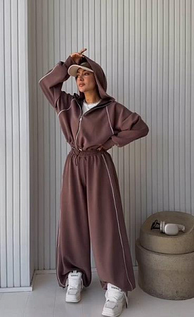 Костюм Спорт Modnulya 2127 brown - делук