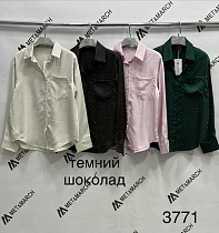 Рубашка Met&March 3771 beige - делук