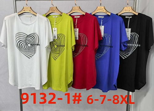 Футболка Immei 9132-1 white - делук