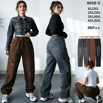 Джинсы Kenalin 9658-5 grey - делук