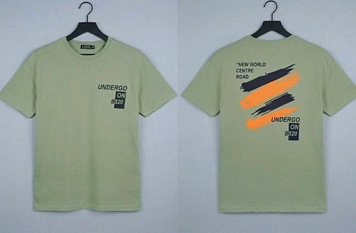 Футболка Dino DN47 olive - делук