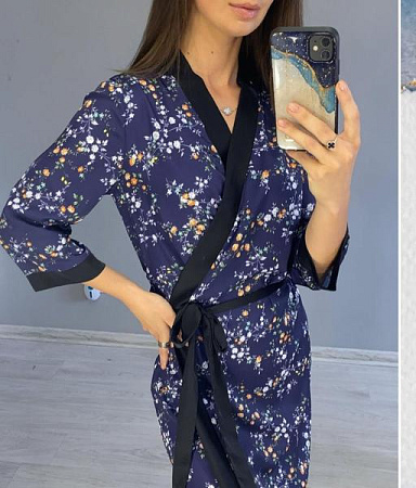 Халат Gull 62-1 navy - делук