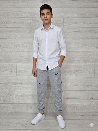 Штаны Спорт Mmz M060 l.grey - делук