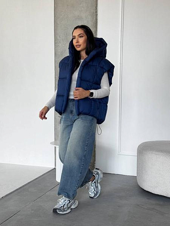 Жилетка Style Nadezhda 2536 navy - делук