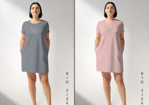 Ночнушка Trikotag T79 grey - делук