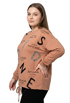 Свитер Fsn 6507 brown - делук