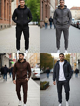 Костюм Спорт Delviago DL727 brown - делук