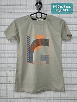 Футболка Amz 621 beige - делук