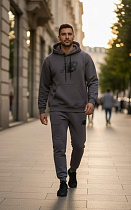 Костюм Спорт Delviago DL531 grey - делук