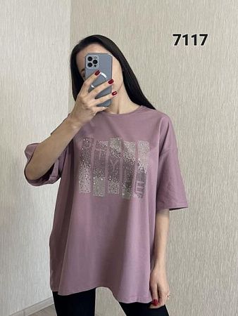 Футболка Fsn 7117 lilac - делук