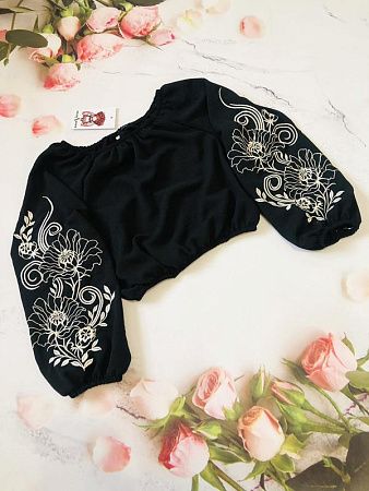 Блузка Moda School M52 black - делук