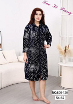 Халат Anion 800-120 black - делук