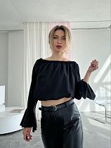 Топ Arina 2439 black - делук