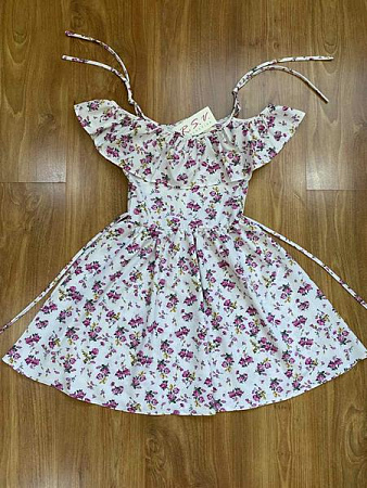Платье Rsv 111 white-fuchsia - делук