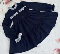 Платье Moda School 7325 navy - делук