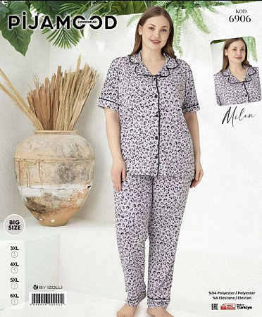 Пижама Trikotag 6906 l.grey - делук