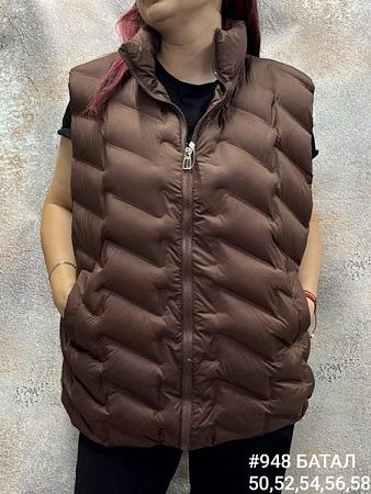 Жилетка Kosta 948 brown - делук