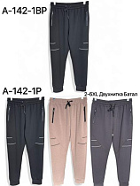 Штаны Спорт Tran A142-1P black - делук