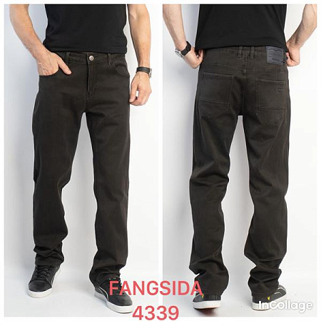 Джинсы Fangsida 4339 brown - делук
