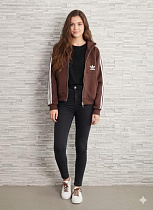 Кофта Спорт Newe 15001 brown - делук