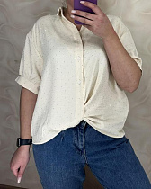 Рубашка Levisha 26120 l.beige - делук