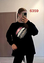 Свитер Fsn 6359 black - делук