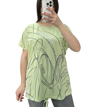 Футболка Elena&Vika 25315 mint - делук