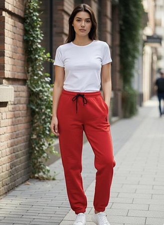 Штаны Спорт Delviago DL738 red - делук