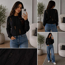 Свитер Arina 123 black - делук