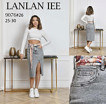 Юбка Lolo Blues 9076 l.grey - делук