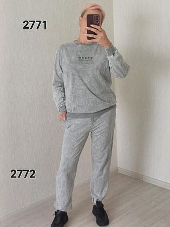 Костюм Спорт Fsn 2771-2772 l.grey - делук