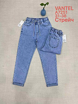 Джинсы Vanver A7251 l.blue - делук