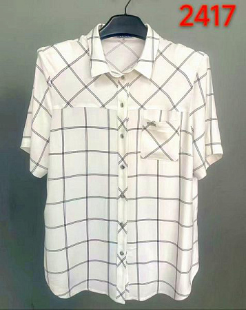 Рубашка Lida 2417 white - делук