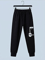 Штаны Спорт Dino D1413 black - делук