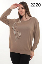 Свитер Julia 2220 brown - делук