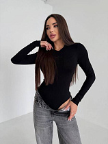 Боди Arina 1690 black - делук