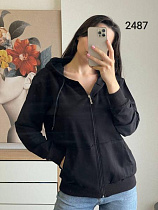 Кофта Спорт Fsn 2487 black - делук