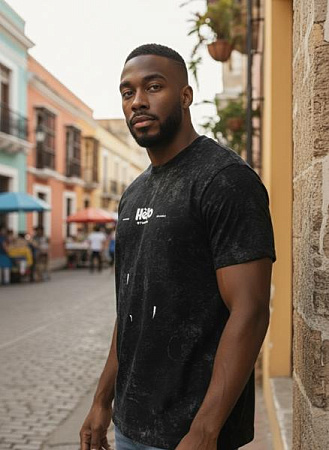 Футболка 2Bro 26079 black - делук