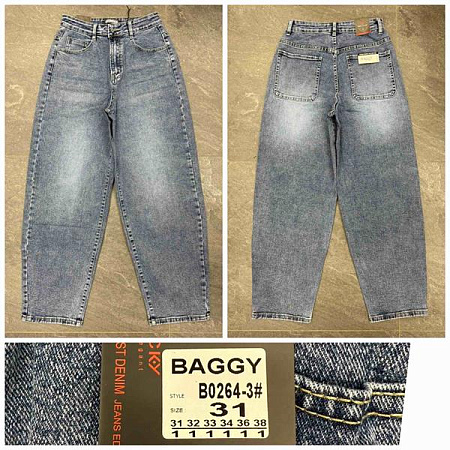 Джинсы Relucky 0264-3 grey - делук