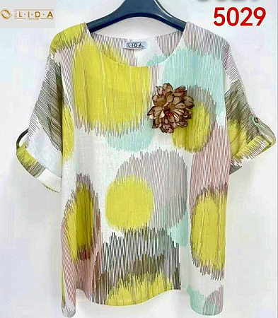 Футболка Lida 5029 yellow - делук
