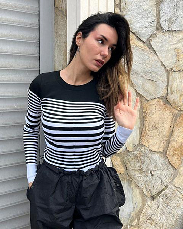 Свитер Liza Brend 5831 black - делук