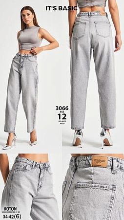 Джинсы Ruxa 3066-4-12 l.grey - делук