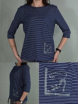 Свитер Samo SO171 navy - делук